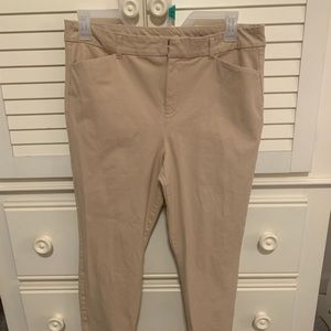 Old Navy Khaki “Pixie” High Rise Pants